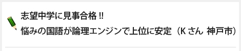 他教科に成果が出た